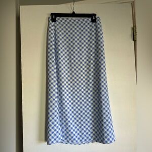 Gingham Maxi Skirt